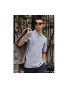 B-PU409-Unisex Polo Safran 2